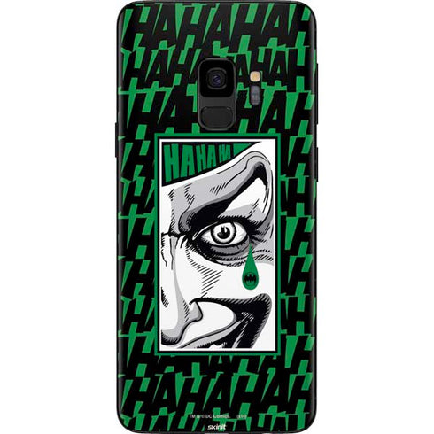 DC Comics The Joker Teardrop Card Galaxy S9 Skin